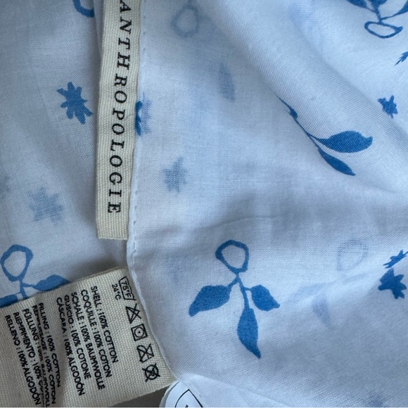 Anthropologie ZADAR Standard Pillow Shams Cases
Pink Navy Stitch Quilted 20x26 - Picture 7 of 7